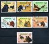 Почтовые марки. Никарагуа. 1982 г. № 2246-2252. Собаки. 1982г