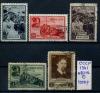 Почтовые марки. СССР. 1941 г. № 812-816. Суриков. 1941г
