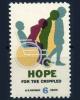 Почтовые марки. США. 1969 г. № 996. Помощь инвалидам. 1969г
