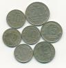 Монеты СССР Набор монет 10,15,20 копеек 1946-1957 г 7 шт 1946-1957г