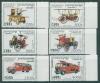 Почтовые марки Камбоджа 1997 г Пожарные автомобили № 1690-1695 1997г
