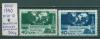 Почтовые марки СССР 1950 г Международное объединение профсоюзов связи № 1511-1512 (прим. - на № 1512 небольшое утонение) 1950г