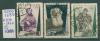 Почтовые марки СССР 1935 г 25 лет со дня смерти Толстого № 523А-525А 1935г
