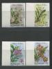 Почтовые марки. С-Винсент. 1985. Цветы. Орхидеи. Беззубц. № 786-789В. 1985г
