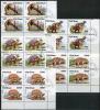 Почтовые марки. Вьетнам. 1990. Динозавры. КБ. № 2191-2195. 1990г