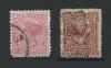 Почтовые марки. Новая Зеландия. 1882-91 гг. № 54A, 67.