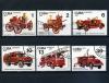 Почтовые марки. Куба. 1977 г. № 2224-2229. Пожарные авто. 1977г
