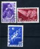 Почтовые марки. Румыния. 1961 г. № 1994-1996. Космос. Гагарин, Титов. 1961г