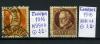 Почтовые марки. Бавария. 1916 г. № 99 IIА-101 II А. 1916г