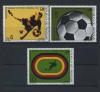 Почтовые марки. Парагвай. 1974 г. № 2583-85. Футбол 1974г