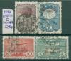 Почтовые марки СССР 1939 г День авиации № 686-689 Без № 690 1939г