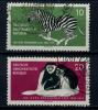 Почтовые марки. ГДР. 1961 г. № 825-826. Зоопарк Дрездена. 1961г