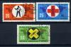Почтовые марки. ГДР. 1963 г. № 942-944. Медицина. Красный крест. 1963г