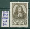 Почтовые марки СССР 1958 г Джон Мильтон № 2264 (след от наклейки) 1958г