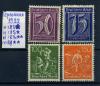 Почтовые марки. Германия. 1922 г. № 183, 185, 187а, 189. 1922г