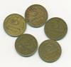 Монеты СССР 3 копейки 1930-1939 г 5 шт 1930-1939г