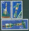 Почтовые марки ГДР 1975 г Космос Союз-Аполлон № 2083-2085 1975г