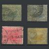 Почтовые марки. Зап Австралия. 1885-1902 гг. № 45, 30, 32, 49А
