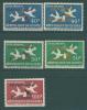 Почтовые марки Гвинея 1962 г Космос Надпечатка № 145-148 (I+II) 1962г