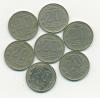 Монеты СССР 20 копеек 1957 г 7 шт 1957г