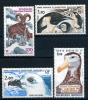 Почтовые марки. TAAF. 1985 г. № 196-199. Фауна Антарктики. Металлография. Mi:7. 1985г
