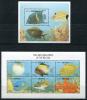 Почтовые марки. Эритрея. 2000. Рыбы Красного моря. № 224-229 + Бл. 12.