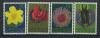 Почтовые марки. Лихтенштейн. 1972. Цветы. № 560-563. 1972г