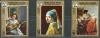 Почтовые марки. Аден. Kathiri. 1967. Живопись. Вермеер. № 160-162 1967г