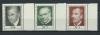 Почтовые марки. Лихтенштейн. 1968. Выдающиеся филателисты. Хилл. № 503-505 1968г