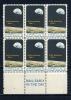 Почтовые марки. США. 1969г. Космос. Аполлон-8. Шести-блок. №981. 1969г