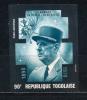 Почтовые марки. Того. 1971г. Президент де Голль. №848в. Беззубц. 1971г