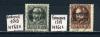 Почтовые марки. Бавария. 1919г. Стандарт. Надпечатка. №158а.161а. 1919г