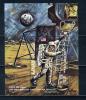 Почтовые марки. Аджман. 1969г. Космос. Первый человек на Луне. Блок №152. (см.состояние) 1969г